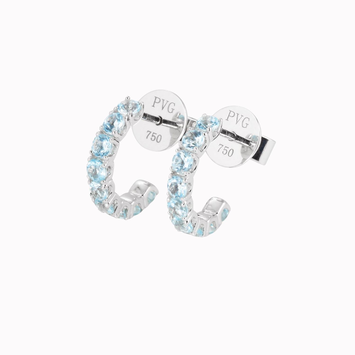 Sky Blue Topaz Earrings | Victor Azzopardi