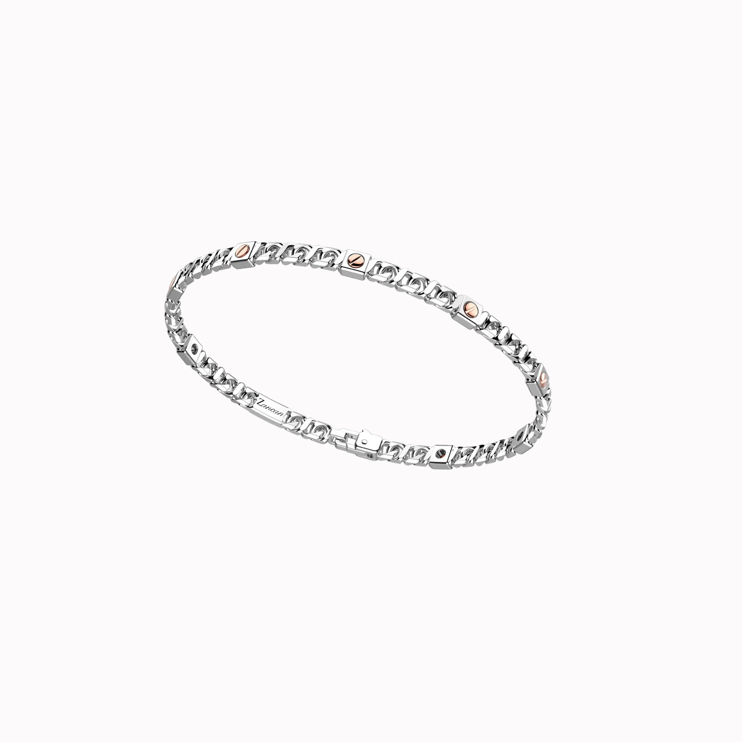 Zancan white gold bracelet with diamonds.